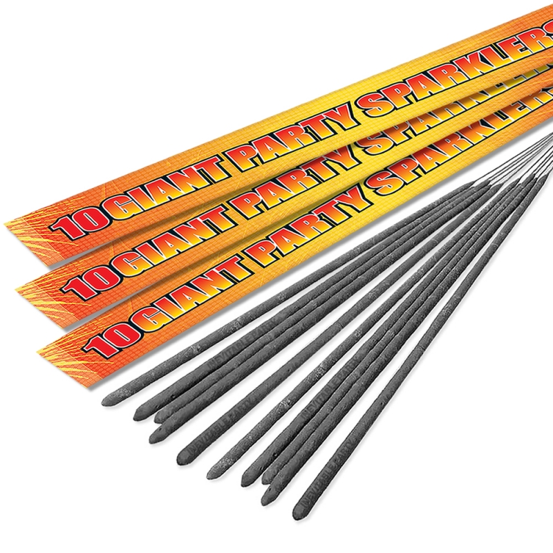 40cm Giant Party Sparklers, Pack of 10