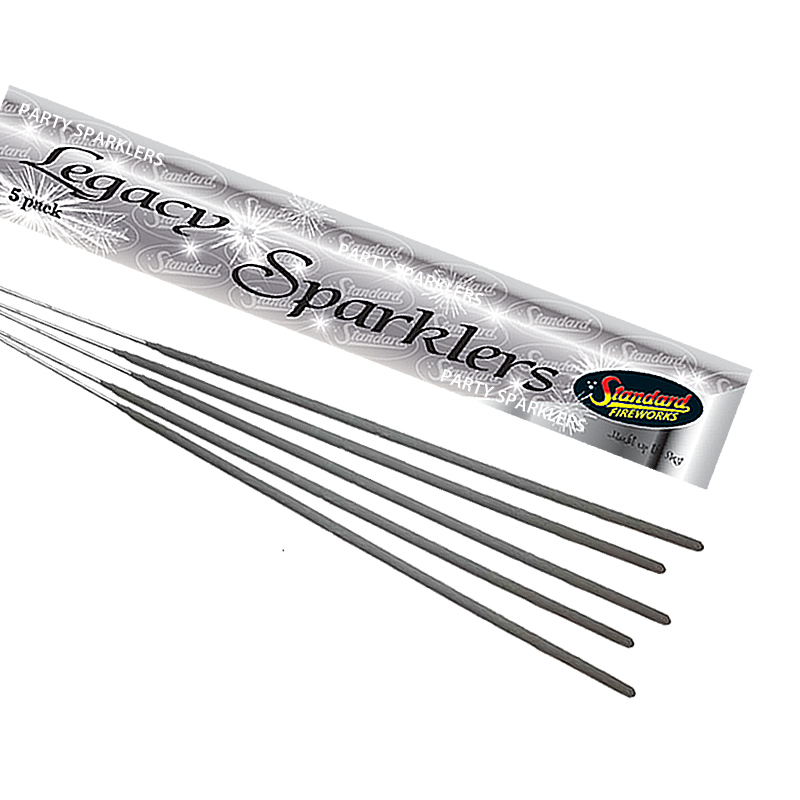 25cm Large Legacy Sparklers, Pack of 5